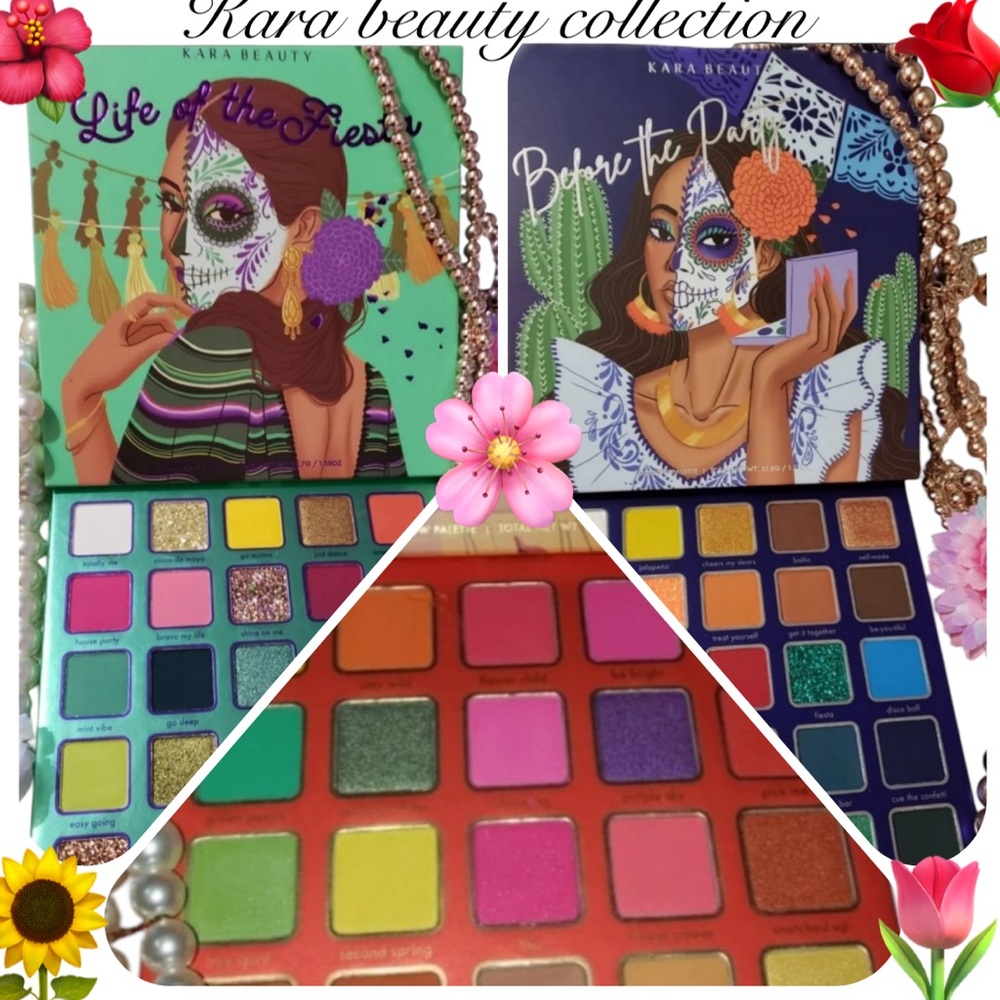 KARA BEAUTY: Eyeshadow Palette - Vibrant Multicolor